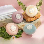 flower pattern suction cup bath sponge, view 6 - MRSLM