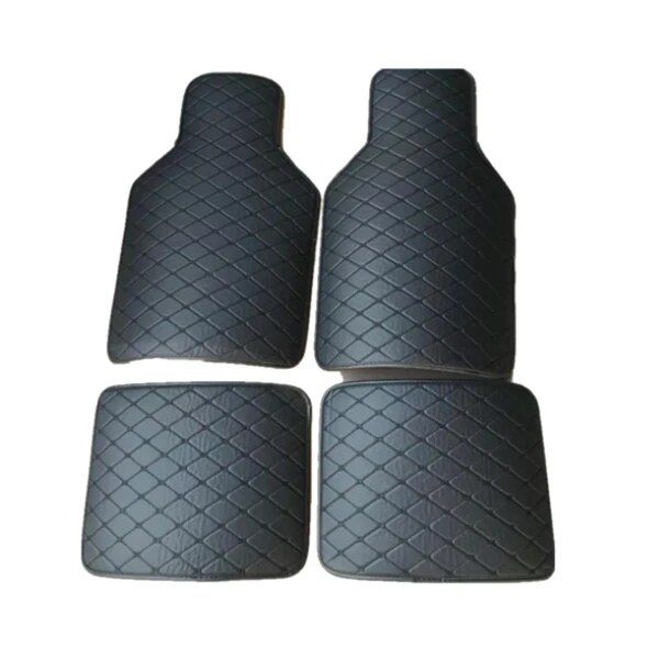 waterproof leather car floor mats, view 2 - MRSLM