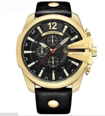 Men's large dial three-eye watch, view 6 - MRSLM