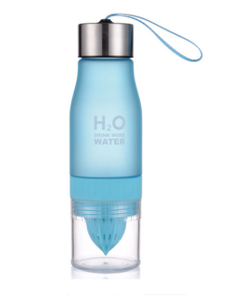 colorful frosted plastic water bottle, view 23 - MRSLM