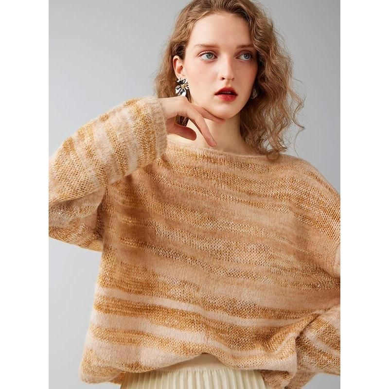 oversize alpaca wool blend pullover, view 10 - MRSLM