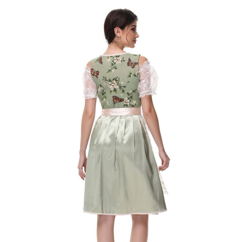 retro maid performance skirt suit, view 3 - MRSLM