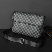 men's plaid shoulder bag, view 23 - MRSLM