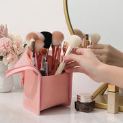 clear stand-up cosmetic bag for women, view 5 - MRSLM