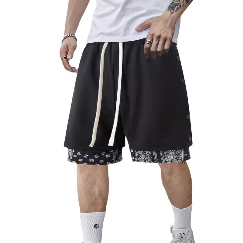 men's drawstring cropped pants, view 5 - MRSLM