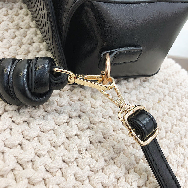 small PU box handbag for women, view 7 - MRSLM
