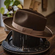soft wool top hat ribbon sunshade, view 3 - MRSLM