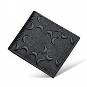 men's genuine leather RFID bifold wallet, view 4 - MRSLM