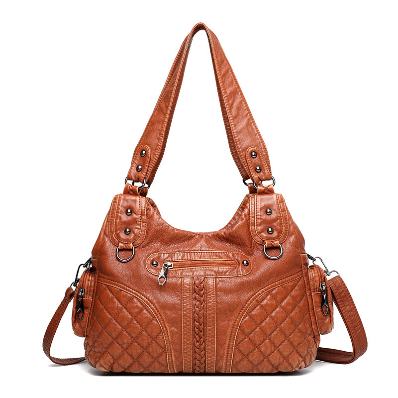 PU leather crossbody bag for women, view 3 - MRSLM
