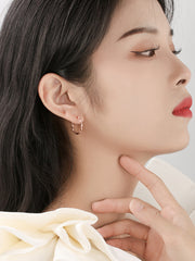 s925 silver hoop earrings, view 4 - MRSLM