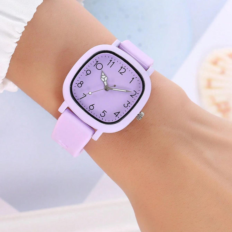 Women's silicone band quartz watch, view 9 - MRSLM