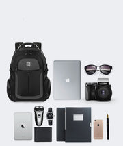 large capacity gaming laptop backpack, view 3 - MRSLM