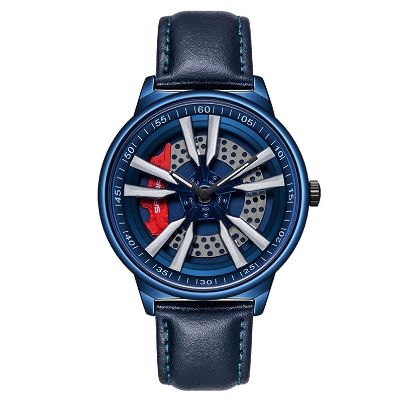 rotating wheel quartz watch, view 7 - MRSLM