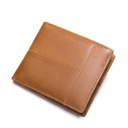 men's leather short wallet, view 3 - MRSLM
