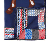 silk blend square scarf, view 12 - MRSLM