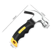 multifunctional mini claw hammer 6.3 inch, view 2 - MRSLM