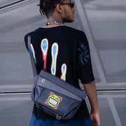 LED pixel art sling bag, view 3 - MRSLM