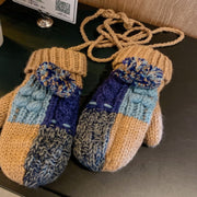 women's thick fleece knitted mittens, view 11 - MRSLM