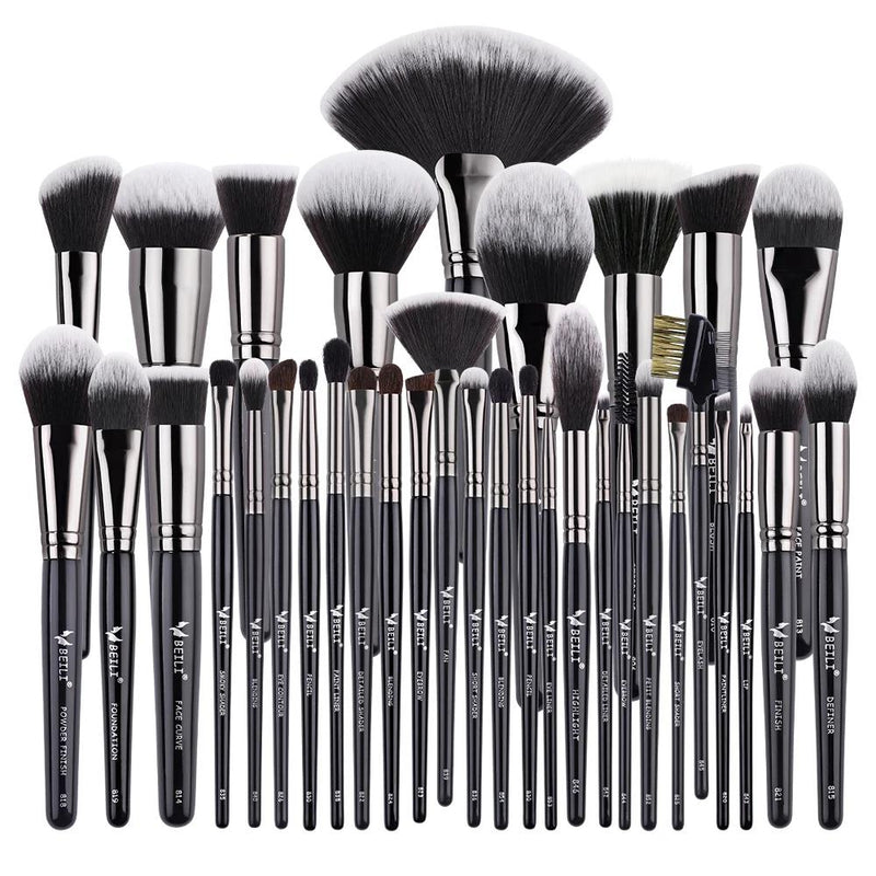 professional makeup brush set, view 2 - MRSLM