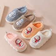 snowman plush house slippers, view 7 - MRSLM