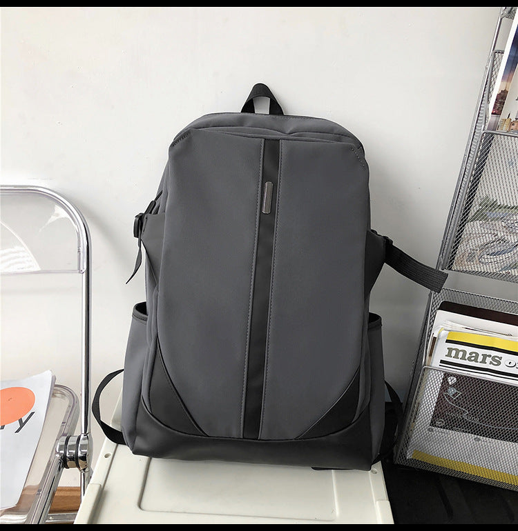 Simple solid color backpack, view 5 - MRSLM