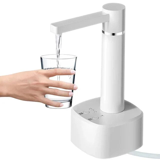 electric water bottle pump dispenser, view 2 - MRSLM