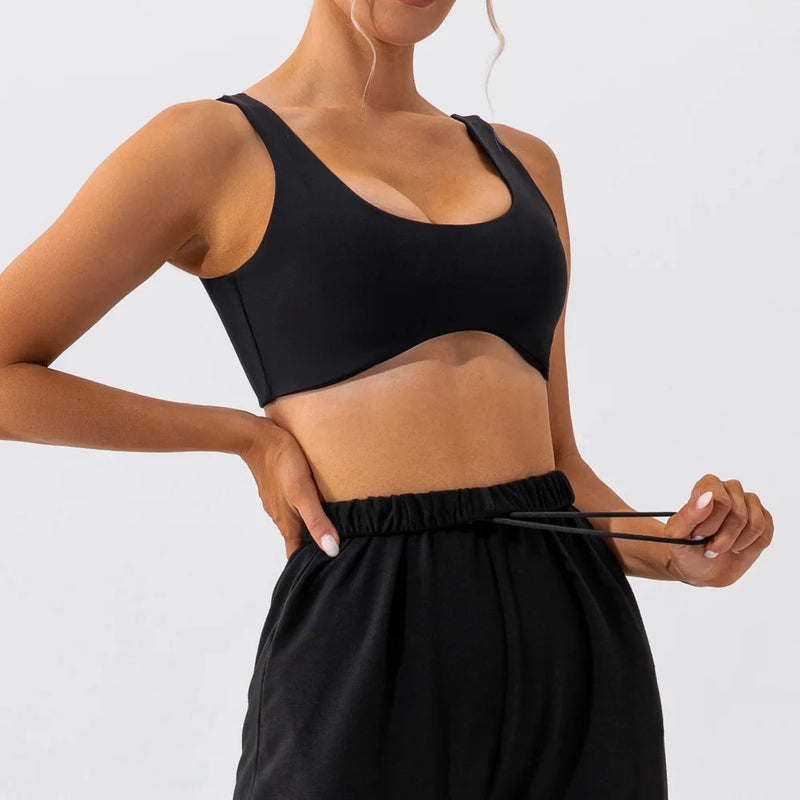 women's seamless yoga sports bra, view 2 - MRSLM