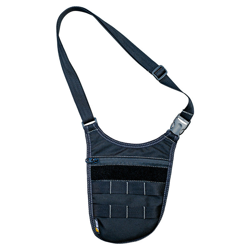 underarm nylon messenger bag, view 3 - MRSLM