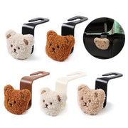 Plush bear car seat back hook, view 7 - MRSLM
