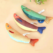 crinkle mackerel cat toy with catnip, view 7 - MRSLM