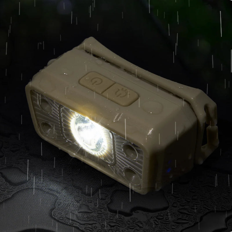 rechargeable headlamp with induction sensor, view 6 - MRSLM