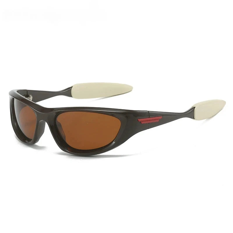 Polarized cat eye sports sunglasses, view 4 - MRSLM
