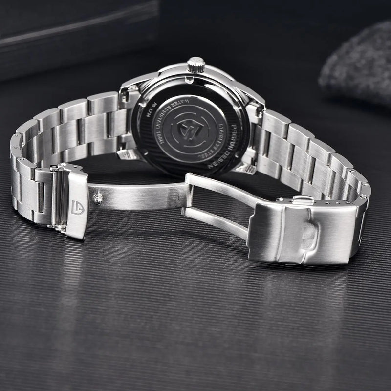 men's quartz watch with marble dial, view 8 - MRSLM