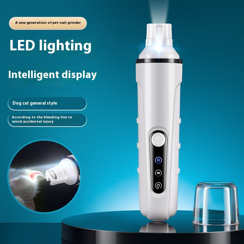 electric pet nail grinder, view 4 - MRSLM