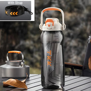 Tritan water bottle with straw, view 2 - MRSLM