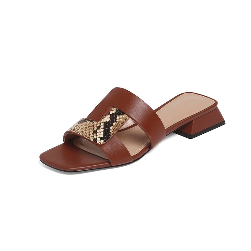 vintage leather sandals, view 3 - MRSLM