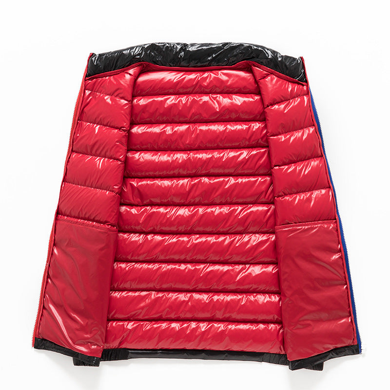 men's thick goose down vest, view 2 - MRSLM