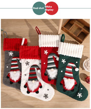 embroidered christmas stocking gift bag, view 6 - MRSLM