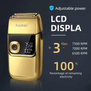 electric foil shaver for men, view 4 - MRSLM