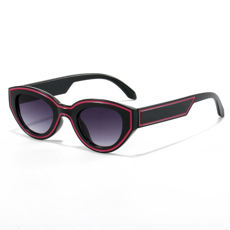 gradient cat eye sunglasses, view 16 - MRSLM