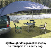 portable teardrop awning canopy, view 4 - MRSLM