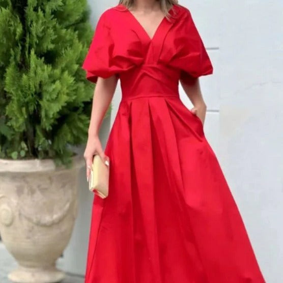 elegant swing dress, view 5 - MRSLM