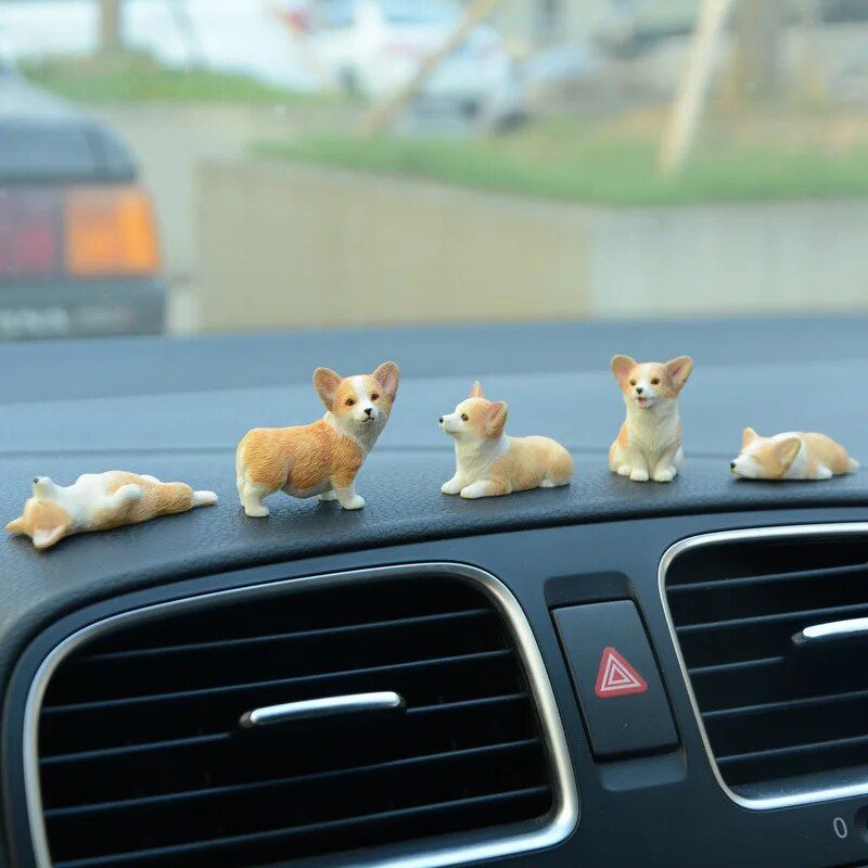 cute corgi dashboard ornament, view 17 - MRSLM