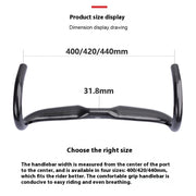 carbon fiber drop bar, view 4 - MRSLM