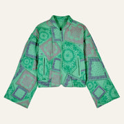 printed short zipper jacket, view 6 - MRSLM