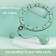 adjustable weighted smart hula hoop, view 2 - MRSLM
