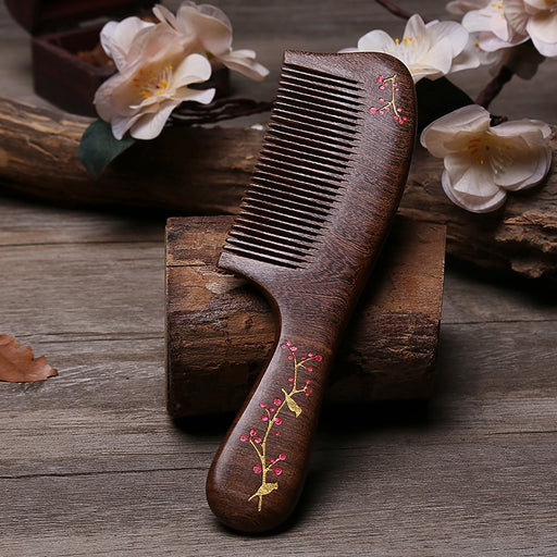 natural sandalwood comb - MRSLM