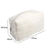 plush fur cosmetic bag, view 11 - MRSLM