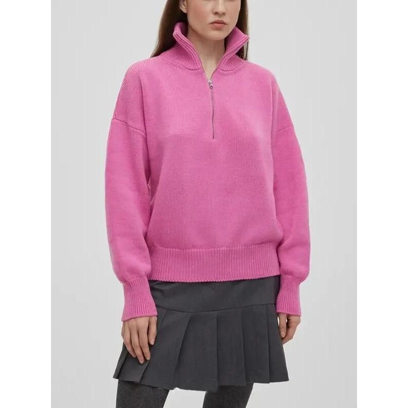 turtleneck knitted sweater, view 4 - MRSLM