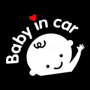 Baby on board 3D cartoon car sticker, view 3 - MRSLM